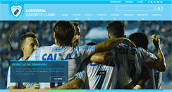 Desktop Screenshot of londrinaesporteclube.com.br